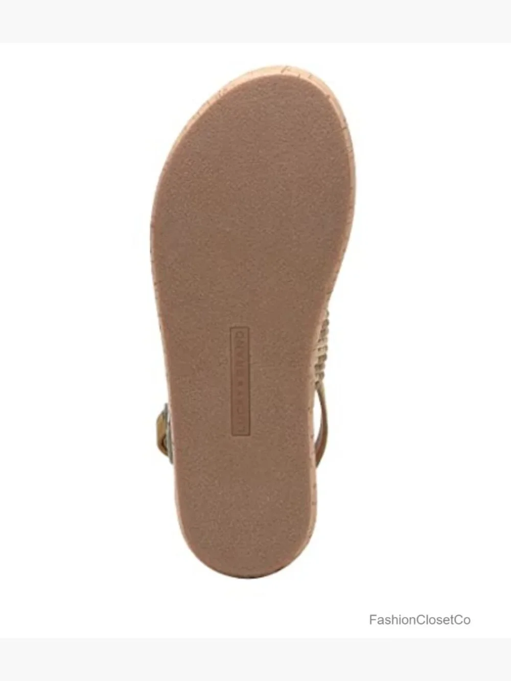 Leather Wedge Sandals with Buckle Closure and Chunky Cork Platform